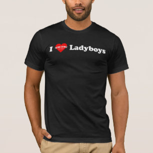 T-shirt J'aime des Ladyboys