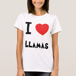 T-shirt J'aime des lamas