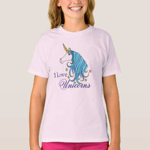T-shirt J'aime des licornes