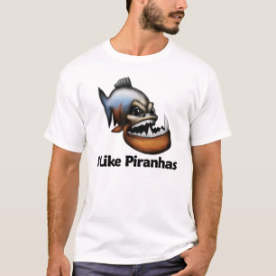 T-shirt J'aime des piranhas