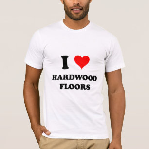 T-shirt J'aime des planchers en bois dur