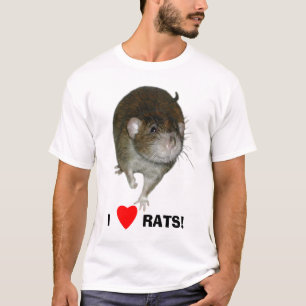 T-shirt J'aime des rats !