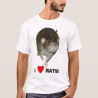 T-shirt J'aime des rats !