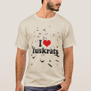 T-shirt J'aime des rats musqués