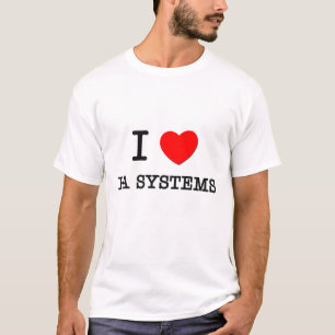 T-shirt J'aime des systèmes de PA