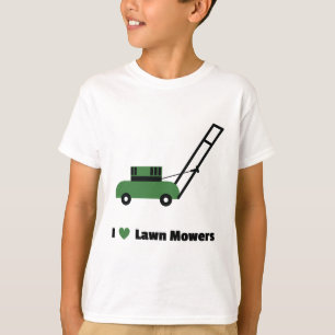 T-shirt J'aime des tondeuses à gazon