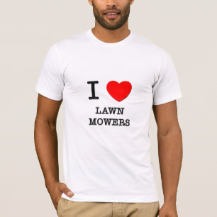 T-shirt J'aime des tondeuses à gazon
