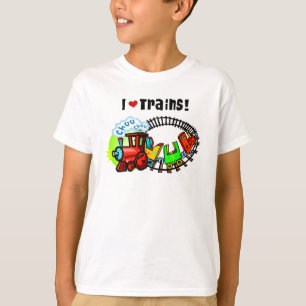 T-shirt J'aime des trains