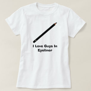 T-shirt J'aime des types dans l'eye-liner
