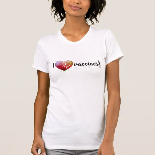 T-shirt J'aime des vaccins !