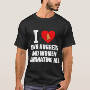 T-shirt J'Aime Dino Nuggets Et Femmes
