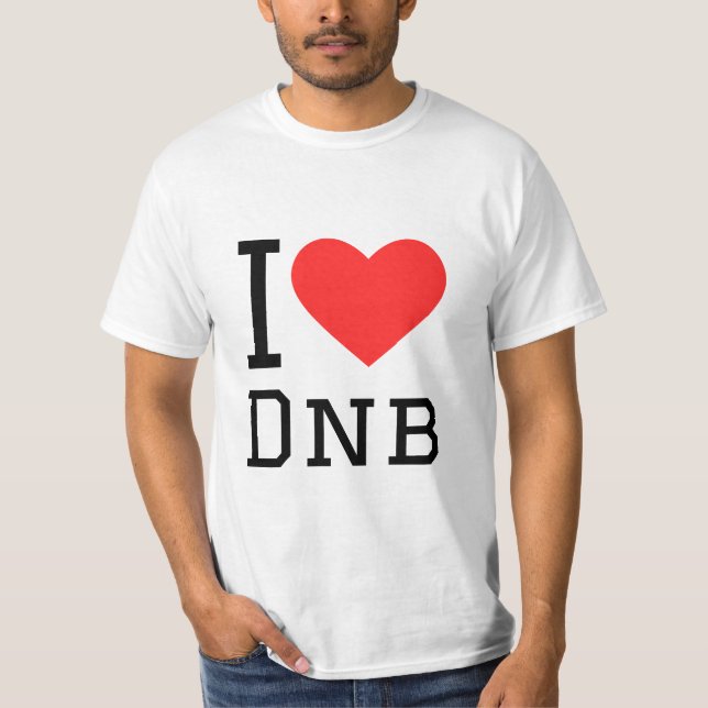 T-shirt J'aime dnb (Devant)