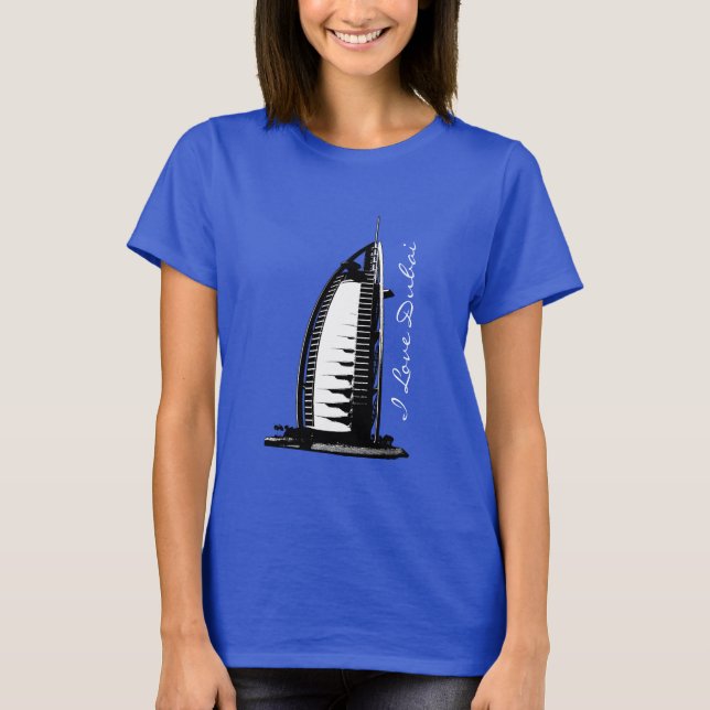 T-shirt J'aime Dubaï (Devant)