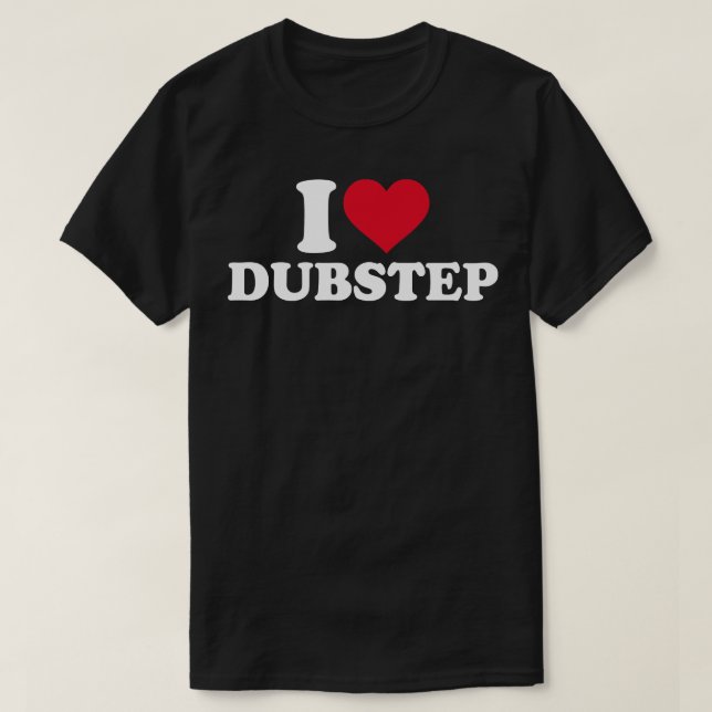 T-shirt J'aime Dubstep (Design devant)