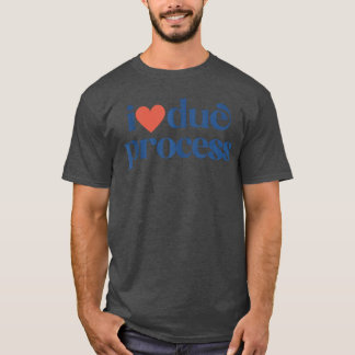 T-shirt J'aime Due Processankop fille vintage