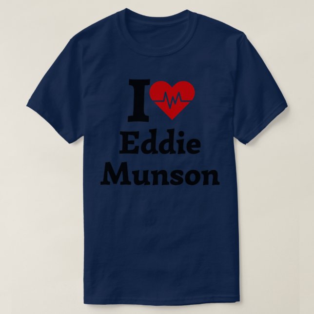 T-shirt J'aime Eddie Munson (Design devant)