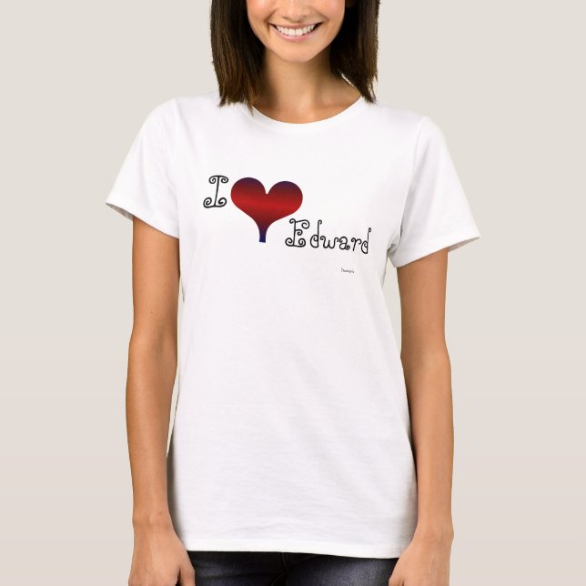 T-shirt J'aime Edouard (Devant)