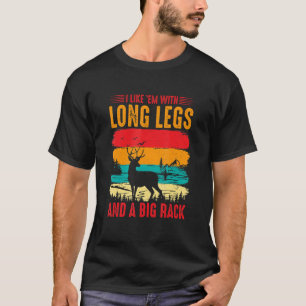 T-shirt J'Aime Em Avec De Longues Jambes Et De Grosses Cha