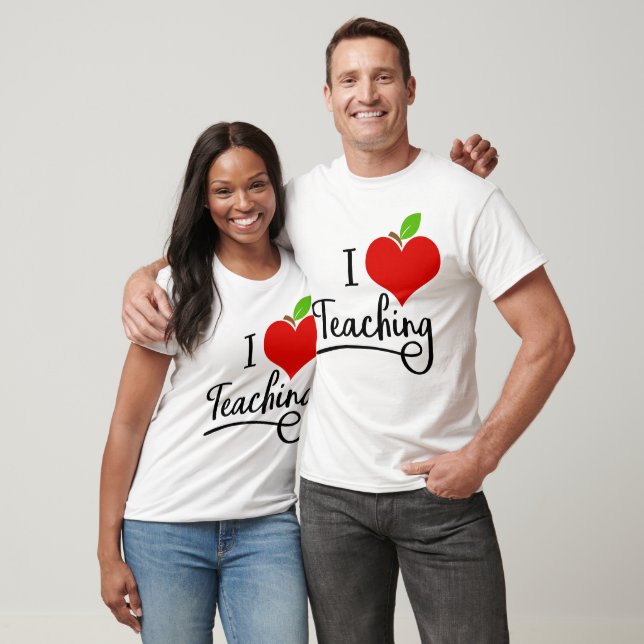 T-shirt J'aime Enseignant Enseignant (Unisexe)