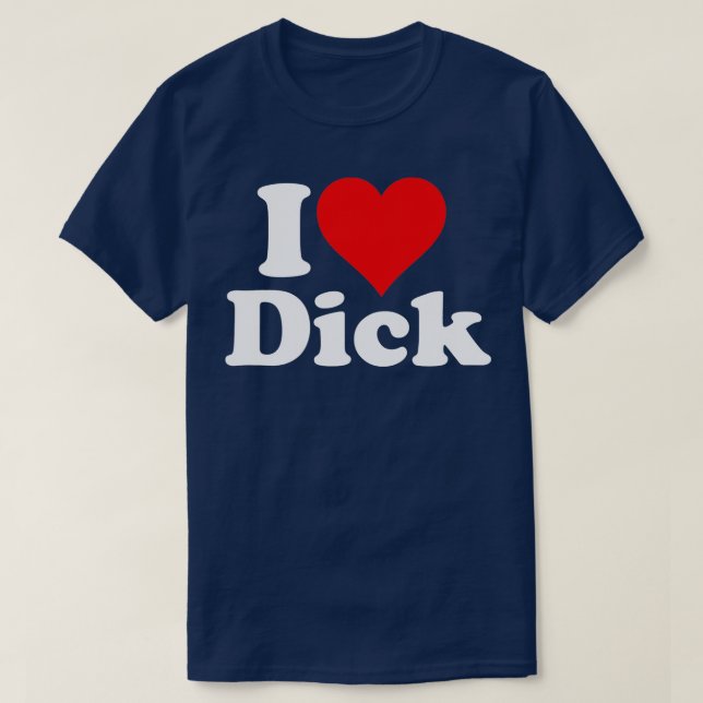 T-SHIRT J'AIME ENTENDRE DICK RICHARD (Design devant)