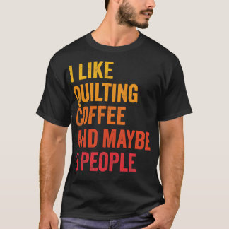 T-shirt J'Aime Et Café Peut-Être 3 Personnes
