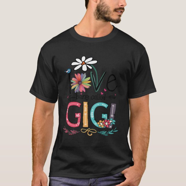 T-shirt J'Aime Être Appelé Gigi (Devant)