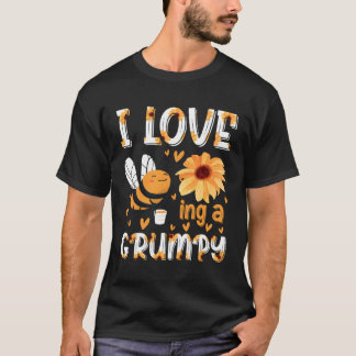 T-shirt J'Aime Être Grumpy Famille Apiculteur Miel