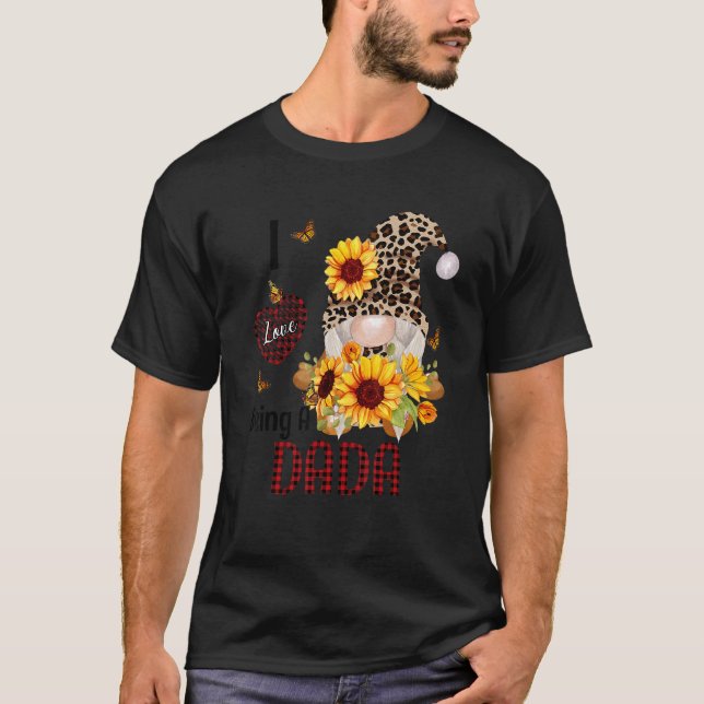 T-shirt J'Aime Être Un Dada Fall Gnome Automne Thanksgivin (Devant)