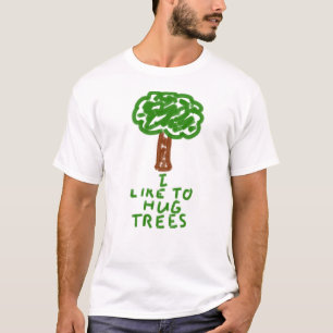 T-shirt J'aime étreindre des arbres