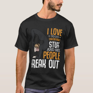 T-shirt J'Aime Faire Contortionniste Stuff Gymnas acrobati