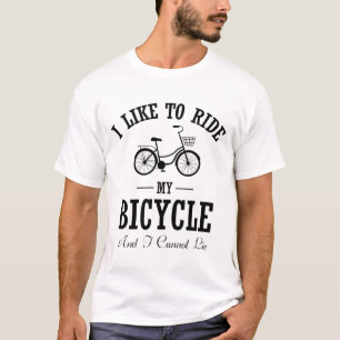 T-shirt J'aime faire du vélo - Cadeau pour cycliste