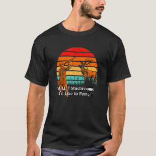 T-shirt J'aime forger la chasse aux champignons Horticultu