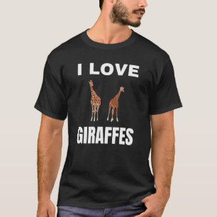 T-shirt J'aime Giraffes