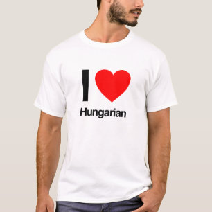 T-shirt j'aime hongrois