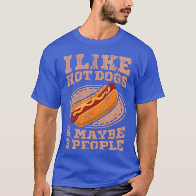 T-shirt J'aime Hot Dogs Hot Dog Mating Concours Hot Dog gi (Devant)