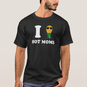 T-shirt J'Aime Hot Moms Swinger Plaisanter Swinging Couple