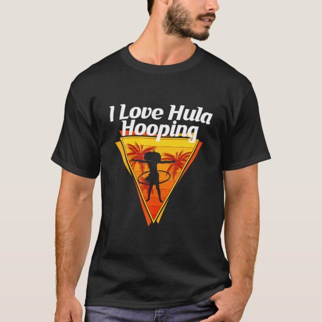 T-shirt J'Aime Hula Hooping Jongler Concours Danser (Devant)