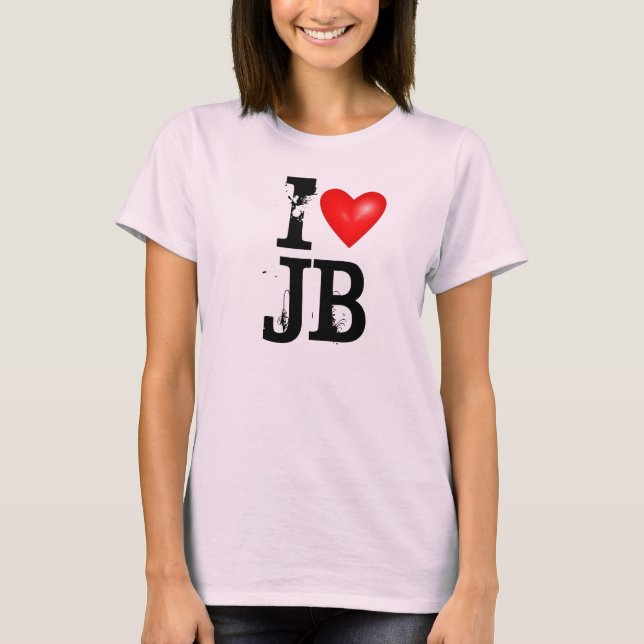 T-shirt J'aime JB (Devant)