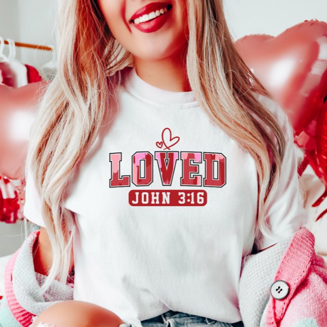 T-shirt J'AIME Jean 3:16, Verse de la Bible (Créateur téléchargé)