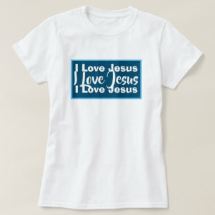 T-shirt J'aime Jésus chrétien