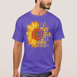 T-shirt J'aime Jésus mais j'ai un petit amant de dieu drôl
