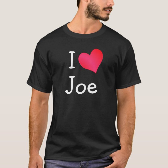 T-shirt J'aime Joe (Devant)