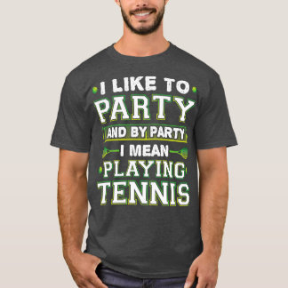 T-shirt J'Aime Jouer Au Tennis
