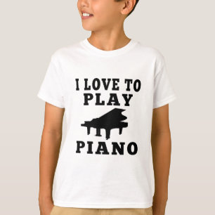 T-shirt J'aime jouer le piano
