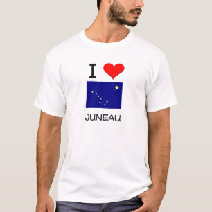 T-shirt J'aime JUNEAU Alaska