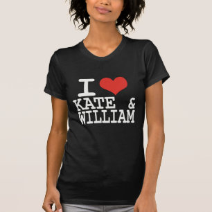T-SHIRT J'AIME KATE ET WILLIAM