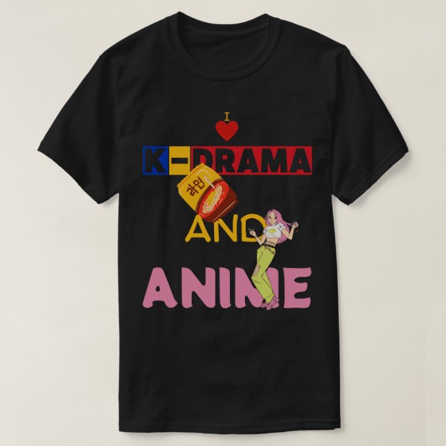 T-shirt J'Aime KDrama Et (Design devant)