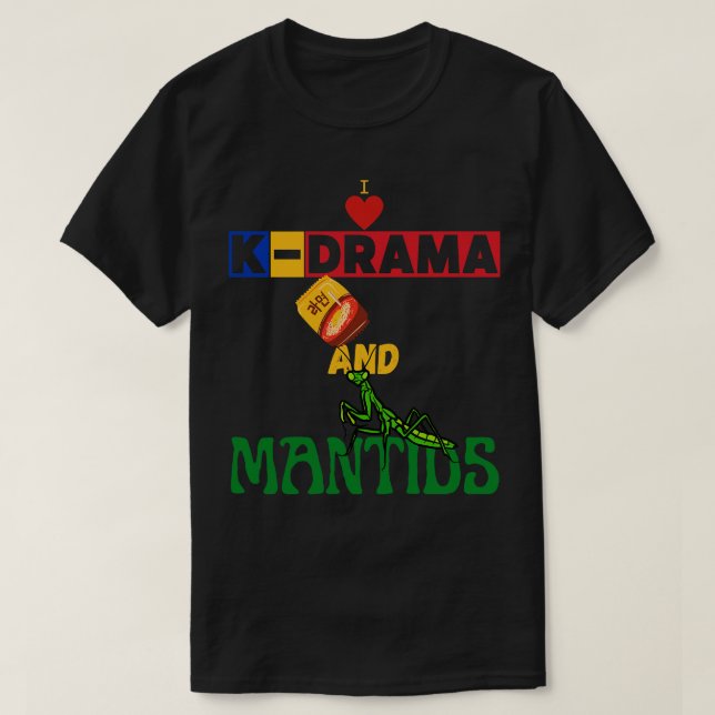 T-shirt J'Aime KDrama Et Mds (Design devant)