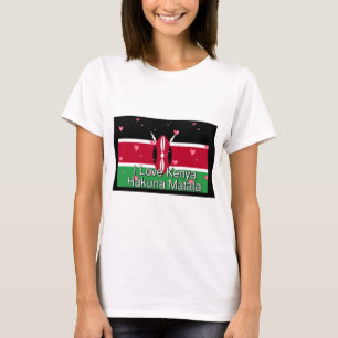 T-shirt J'Aime ! Kenya Hakuna Matata