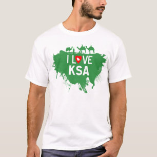 T-SHIRT J'AIME KSA TEEZ